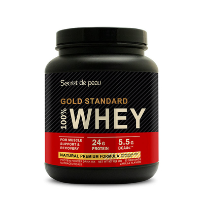OEM थोक 2lb गोल्ड स्टैंडर्ड मट्ठा प्रोटीन पूरक मट्ठा प्रोटीन पाउडर