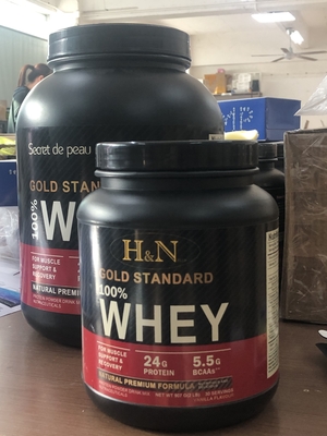 OEM 5lb प्राइवेट लेबल व्हे प्रोटीन आइसोलेट पाउडर बॉडी मसल बिल्डिंग गोल्ड स्टैंडर्ड 100% प्रोटीन पाउडर