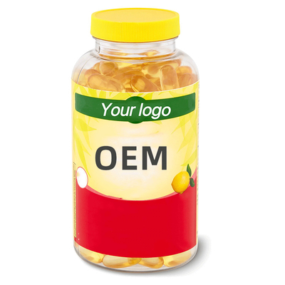 OEM हलाल निजी लेबल उच्च गुणवत्ता वाले मछली के तेल ओमेगा 3 सॉफ़्टजैल कैप्सूल