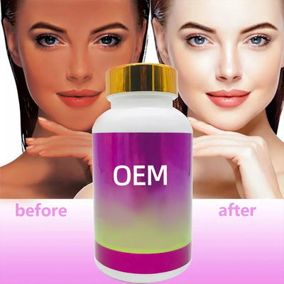 OEM ग्लूटाथियोन त्वचा सफेद करने वाली गोलियां 60pcs/Soft Gel
